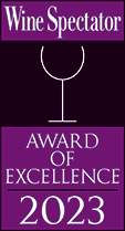 Award of Excellence - Wine Spectator 2023