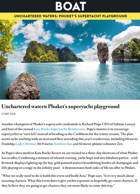Kata Rocks - Boat International - June 2018