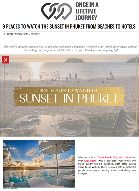 Kata Rocks - Best sunset in phuket