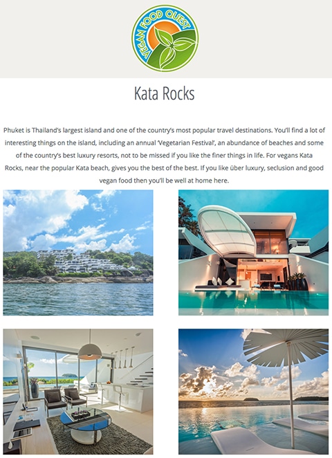 Vegan Food Quest - Kata Rocks