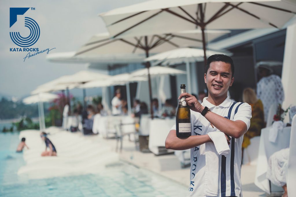 Kata Rocks' 5th anniversary with the champagne brunch pool party