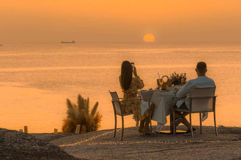 Valentine’s Day Experiences at Kata Rocks - Dining on the Rocks